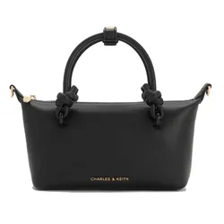 Túi Tote Nữ Charles & Keith CNK Sammie Rectangular Bag Black CK2-30271635 Màu Đen