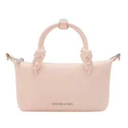 Túi Tote Nữ Charles & Keith CNK Sammie Rectangular Bag Soft Pink CK2-30271635 Màu Hồng