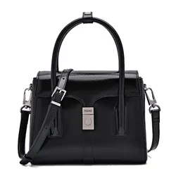 Túi Xách Nữ Pedro Studio Farida Leather Flap Bag Black PW2-55210046-1 Màu Đen