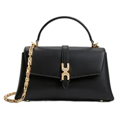 Túi Xách Tay Nữ Charles & Keith Adalyn Trapezoid Handbag Black CK2-50701598_BLACK Màu Đen