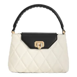 Túi Xách Tay Nữ Charles & Keith Arwen Quilted Braided Strap Trapezoid Handbag Multiple Colors CK2-50782379_MULTI Phối Màu