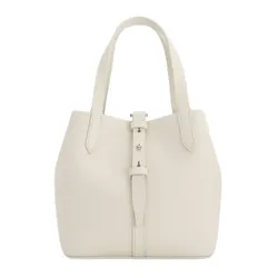 Túi Xách Tay Nữ Charles & Keith Beryl Recycled Leather Handbag Cream &nbsp;CK2-10151518_CREAM Màu Kem