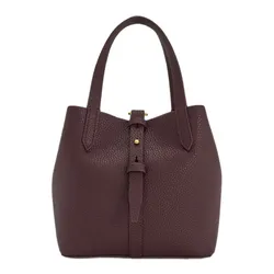 Túi Xách Tay Nữ Charles & Keith Beryl Recycled Leather Handbag Wineberry Red CK2-10151518_WB.RED Màu Đỏ Mâm Xôi