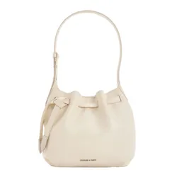 Túi Xách Tay Nữ Charles & Keith Clementine Metallic Accent Handbag Cream CK2-10271627_CREAM Màu Kem