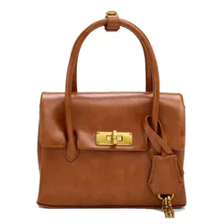 Túi Xách Tay Nữ Charles & Keith CNK Kerry Mini Bag Distressed Tan CK2-30782769 Màu Nâu