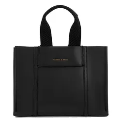 Túi Xách Tay Nữ Charles & Keith CNK Mini Shalia Rectangular Handbag Black CK2-31220029 Màu Đen