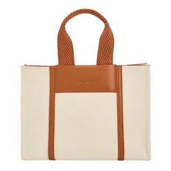 Túi Xách Tay Nữ Charles & Keith CNK Mini Shalia Rectangular Handbag Cognac CK2-31220029 Màu Kem Nâu