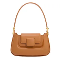Túi Xách Tay Nữ Charles & Keith Koa Trapezoid Handbag Chocolate CK2-50782198_CHOCO Màu Nâu