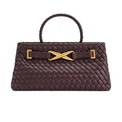 Túi Xách Tay Nữ JW Pei Elora Woven Tote Bag Deep Burgundy Màu Đỏ Burgundy