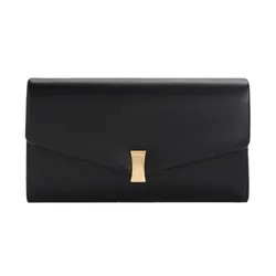 Ví Dáng Dài Nữ Charles & Keith&nbsp;CNK Lilibet Chain-Strap Long Wallet CK6-30770737 Màu Đen