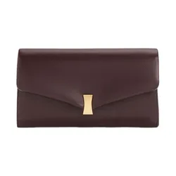 Ví Dáng Dài Nữ Charles & Keith&nbsp;CNK Lilibet Chain-Strap Long Wallet CK6-30770737 Màu Đỏ Tím