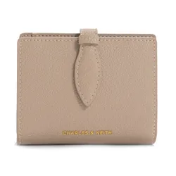 Ví Nữ Charles & Keith CNK Allyn Small Wallet CK6-10840621_TAUPE_XXS Màu Taupe