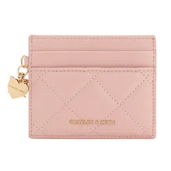 Ví Nữ Charles & Keith&nbsp;CNK Arrietty Quilted - Light Pink CK6-50770712 Màu Hồng Nhạt
