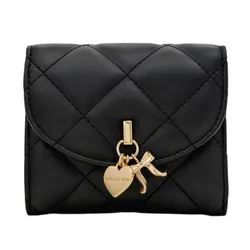 Ví Nữ Charles & Keith&nbsp;CNK Arrietty Quilted Noir CK6-10770710 Màu Đen