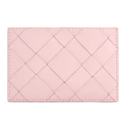 Ví Nữ Charles & Keith&nbsp;CNK Ivette Woven Card Holder Cotton Candy Pink CK6-50770690 Màu Hồng Kẹo