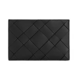 Ví Nữ Charles & Keith&nbsp;CNK Ivette Woven Card Holder Cotton Noir CK6-50770690 Màu Đen
