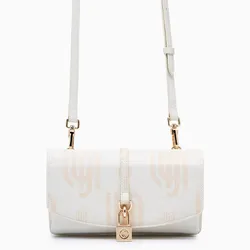 Ví Nữ Lyn Britannia Infinite Wallets On Chain - Printed Ivory L26CWWC006 Màu Trắng Kem
