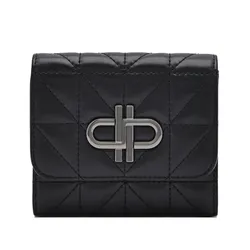 Ví Nữ Pedro Icon Leather Tri-Fold Wallet In Pixel PW4-15940092 Black Màu Đen