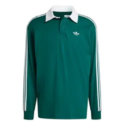 Áo Nỉ Sweater Nam Adidas 3 Stripes Button Collar Sweat Ke3572 Green White KE3572 Màu Xanh Lá Size S (Form Âu)