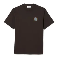 Áo Phông Nam Lacoste Men's Multi Print Jersey T-Shirt TH5903 - SKB Màu Đen Size 3