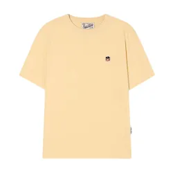 Áo Phông Unisex WHOAU Steve Head Patch T-shirt (Comfort Fit)_WHRAG2321U Màu Vàng