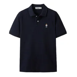 Áo Polo WHOAU Steve PQ Collar WHHAE2521U Màu Navy