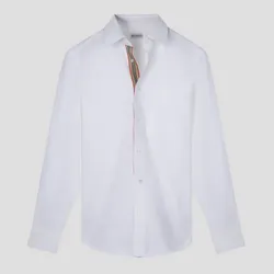 Áo Sơ Mi Nam Burberry Cotton In White 8111765 Màu Trắng Size XS