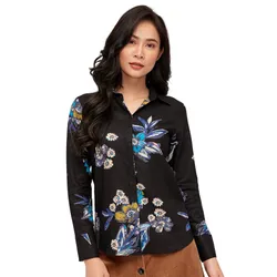 Áo Sơ Mi Nữ F2 Fashion & Freedom Linen Autumn Sonata SMW357-DH-S-1219 Màu Đen Size S