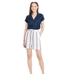 Áo Sơ Mi Nữ F2 Fashion & Freedom Linen Brighter Day SMW430-X-S-1020 Màu Xanh Đen Size S
