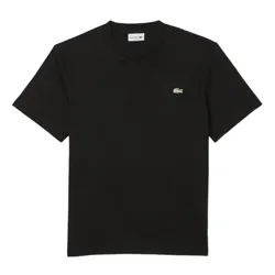 Áo Thun Nam Lacoste Heavy Jersey Embroidered Signature T-shirt TH5492 031 Màu Đen Size 3