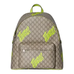 Balo Gucci Medium Backpack Print Black Soft Màu Xám