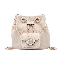 Balo Lyn Suva Mini Infinite Backpack Light Beige LL25CBF214 Màu Be Nhạt