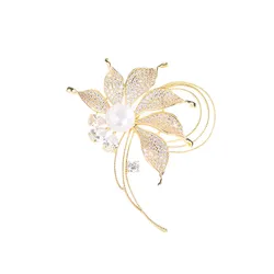 Cài Áo Nữ Meri Yellow Flower BR984 Màu Vàng Gold