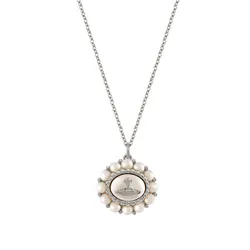 Dây Chuyền Nữ Vivienne Westwood Amaya Pendant Necklace Màu Bạc