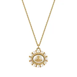 Dây Chuyền Nữ Vivienne Westwood Amaya Pendant Necklace Màu Vàng Gold