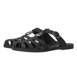 Dép Sandal Nam Gucci Double G Mule 812582 J8700 1000 Màu Đen Size 41