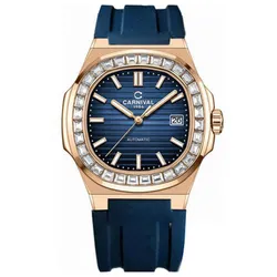 Đồng Hồ Nam Carnival Nautilus Automatic 8108G-VH-DCS-X Màu Xanh Đậm