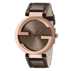 Đồng Hồ Nam Gucci Interlocking YA133207 Màu Nâu
