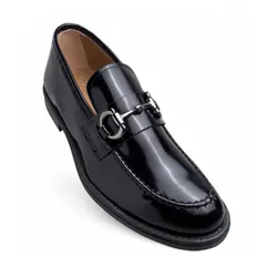 Giày Lười Nam Made in Italy Mocassini Alex-14_Black (0437) Màu Đen Size 39