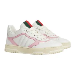 Giày Sneaker Nữ Gucci Re-Web ‘White Pink’ 785728 AADRT 9078 Màu Trắng Size 36.5