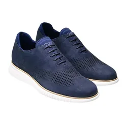 Giày Tây Nam Cole Haan 2.Zerogrand Laser Wing C23806-400-M Màu Xanh Dương Đậm Size 40