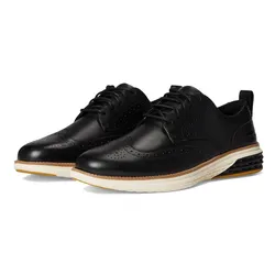 Giày Tây Nam Cole Haan Grand Hurrion Wingtip Oxfords C40684 Màu Đen Size 40
