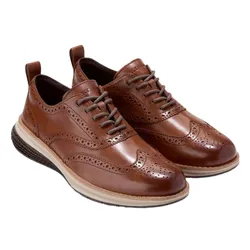 Giày Tây Nam Cole Haan Øriginal Grand Energyweave Wingtip Oxfords C40676 Màu Nâu Size 40