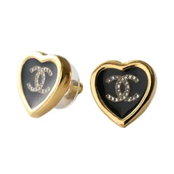 Khuyên Tai Nữ Chanel Pearl ABG311 B21880 Earrings Màu Đen