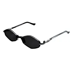 Kính Mát Chrome Hearts Nip Slip Sunglasses Matte Black/Black/Black Palstic Màu Đen