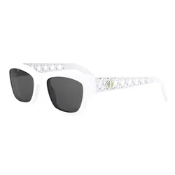 Kính Mát Dior Verydior S2I 50A0 Sunglasses Màu Xám/Trắng