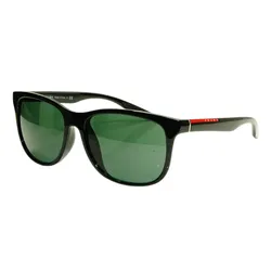 Kính Mát Nam Prada Mens Glossy Black Green Square Sunglasses 03O F 1AB-3O1 Màu Đen - Xanh Lá