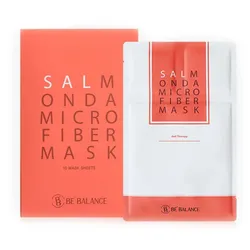 Mặt Nạ Be' Balance Vải Vi Sợi Salmon Da Micro Fiber Mask 3in1 (1 hộp 10 cái)