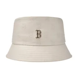 Mũ MLB Classic Monogram Bucket Hat Boston Red Sox 3AHTM014N-43CRD Màu Kem