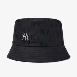 Mũ MLB Classic Monogram Bucket Hat NY Yankees 3AHTM014N-50BKS Màu Đen